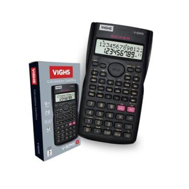 Imagem de Calculadora Cientifica 12 Dígitos 240 Funções Vighs V-82MS