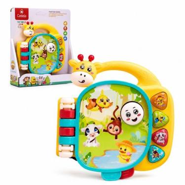 Imagem de Brinquedo Interativo Infantil Livrinho Musical Com Luz - Castela - Cas
