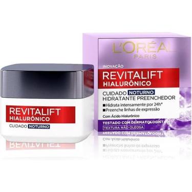 Imagem de Hidratante Facial L'Oreal Revitalift Hialuronico Noturno 50mL - LOREAL