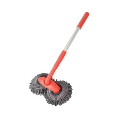Imagem de Mop De Lavagem De Carro Com Duas Cabeças, Cabo Telescópico, Escova De 
