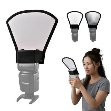 Imagem de Rebatedor Difusor Dupla Face para Flash Speedlite - Genérica