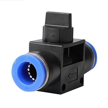 Imagem de Conector pneumático das peças pneumáticas Push rápido para a velocidade do ajuste da velocidade do tubo da mangueira Controlador de interruptor de plástico 4mm 6mm 8mm 10mm 12mm YYDFPIIA