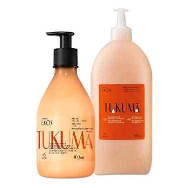 Imagem de Conjunto Polpa Desodorante Hidratante Para o Corpo Tukumã Ekos 400ml+Refil 400ml
