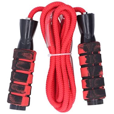Imagem de Corda de salto rápido, corda de pular confortável para modelar para fitness para treinamento (vermelho)
