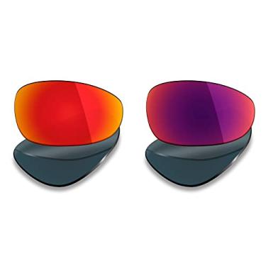 Imagem de Mryok 2 pares de lentes polarizadas de substituição para óculos de sol Oakley Juliet - opções