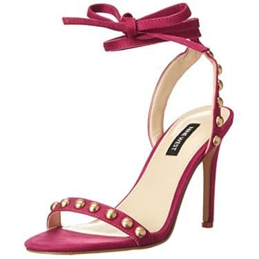 Imagem de NINE WEST Sandália feminina Istelle2 com salto, Rosa escuro, 7.5