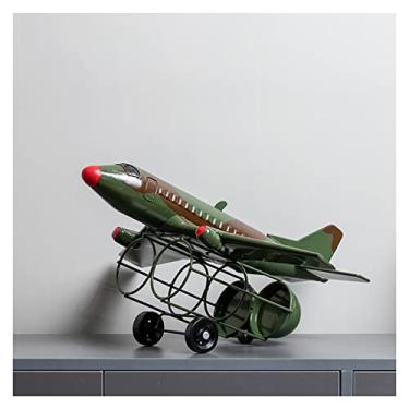 Imagem de Suporte de garrafa de vinho de ferro forjado para garrafa dupla de vinho para decoração de armário de vinho de aeronaves, porta de garrafa de vinho para sala de estar e varanda empilhável (cor: A)