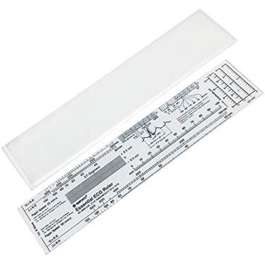 Imagem de Warp United Cartão de bolso essencial para régua de ECG em inglês com bainha protetora da Warp United