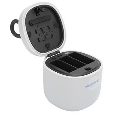 Imagem de Carregador de bateria tudo em caixa com função de leitor de cartão de memória USB 2.0, estojo de armazenamento à prova d'água para baterias Hero 9