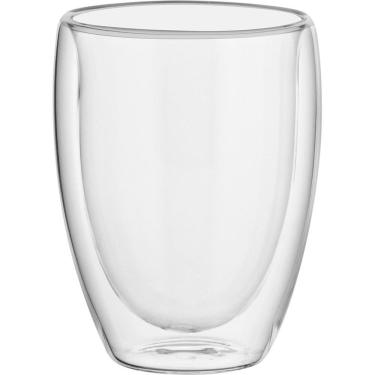 Imagem de CLEAR CANECA 11x9x9cm 270ml BOROSILICATO TRANSP PAREDE DUPLA