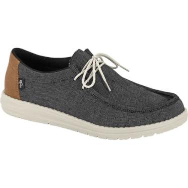 Imagem de SAPATO MASCULINO CASUAL CANADIAN BR SPORT 2265.101 LINHO COM CADARÇO Cor:Preto;Tamanho:44