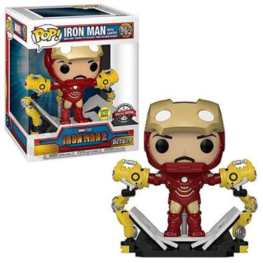 Imagem de Funko Pop Deluxe Marvel Iron Man 2 With Gantry # 905