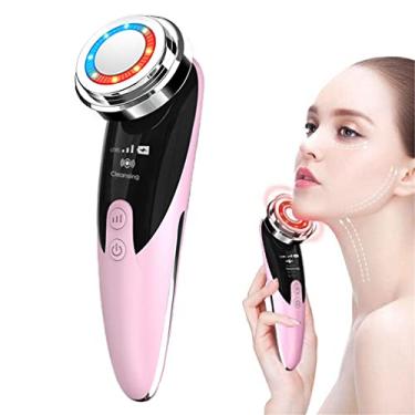 Imagem de Face Tightening and Lifting Device, Wrinkle Removal Firming Facial Massager, Dispositivo de lifting e aperto facial, remoção de rugas, massageador facial refirmante (Pink)