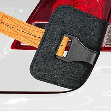 Imagem de Epessa Protetores de arranhões de carro PU para porta-malas de bicicleta, conjunto de almofadas protetoras de rack de bicicleta duráveis, acessórios de rack de carro de bicicleta antiderrapantes anti-riscos (pacote com 6)