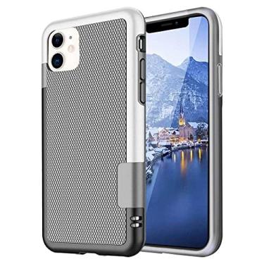 Imagem de Capa protetora antiderrapante de borracha gel híbrida para iPhone 11 12 13 Pro Max XS Max X XR 7 8 6S Plus SE 2020 Capa à prova de choque de silicone, T6, para telefone 12