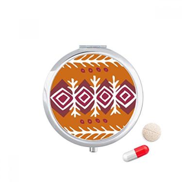 Imagem de Porta-comprimidos de civilização antiga Totems Brown Dart Mexico Caixa de armazenamento de remédios