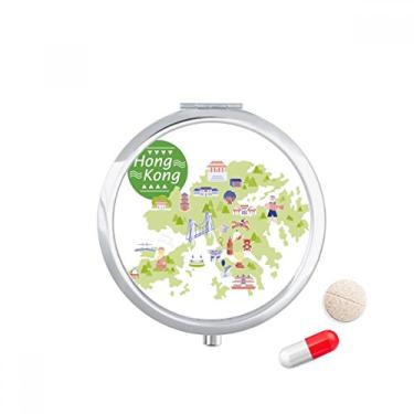 Imagem de Porta-comprimidos, porta-comprimidos, porta-comprimidos, atrações de Hong Kong Map