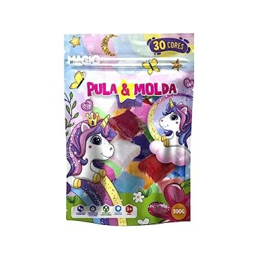 Imagem de Massinha de Modelar Pula e Molda 30 Cores Unicórnio 300g