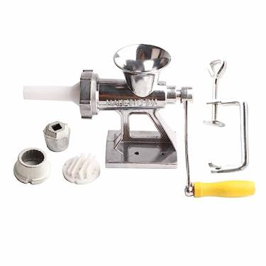 Imagem de QANYEGN Moedor De Carne, Manivela Manual Doméstica, Processador De Carne Versátil, Máquina De Moer Para Carne E Legumes(prata)