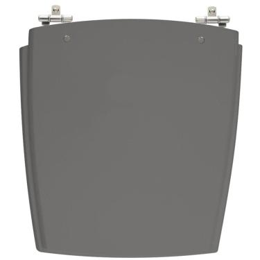 Imagem de Assento Sanitário Nuage Amber (Cinza Escuro) Tampa para Vaso Incepa de Madeira Laqueada