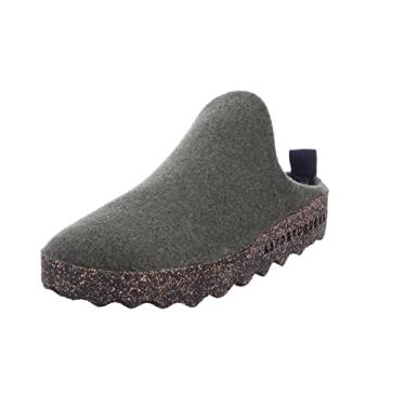 Imagem de Asportuguesas Sapato masculino sem cadarço COME061ASPM, Verde militar 007 Tweed/feltro, 13