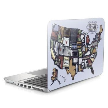 Imagem de Skin Adesivo Protetor Para Notebook 15" Estados Unidos Eua Usa D1 - Sk