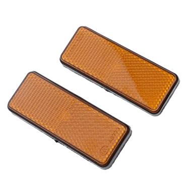 Imagem de Refletores Amarelos Universais para Motocicleta ATV Sujeira Moto Scooter