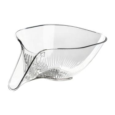 Imagem de IEUDNS Coador de cozinha tigela frutas cesta de lavagem vegetal, escorredor de macarrão, utensílios de cozinha para alimentos, macarrão, macarrão vegetal, Claro