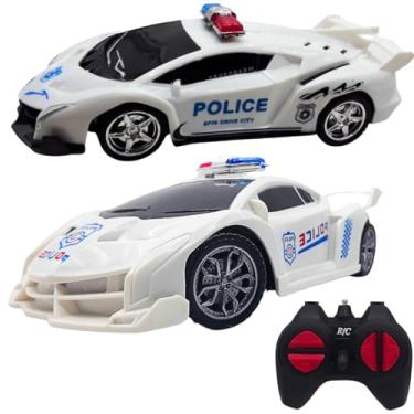 Imagem de Brinquedo Carro De Controle Remoto Policia Funções Infantil