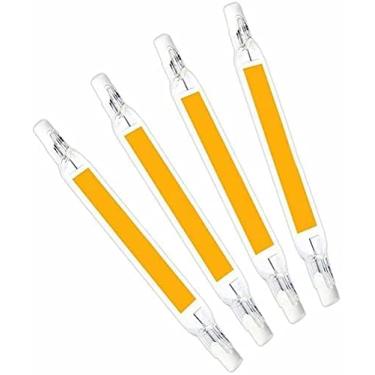 Imagem de Lâmpada Linear LED R7s 118mm 20W J118 Tipo J Lâmpada De Holofote 200W Substituição De Lâmpada Halógena Para Luz De Teto, Lâmpada De Mesa, Luz Pandent, 240V Não Regulável, Pacote Com 4,Luz Fria,10W