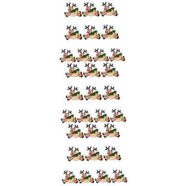 Imagem de Tofficu 30 Peças Remendos Bordados Jeans Remendo Adesivo Papai Noel Apliques Remendos Costurar Em Remendos Adesivos De Natal Pano Remendo Bordado Roupas Ferro Árvore De Natal Roupas