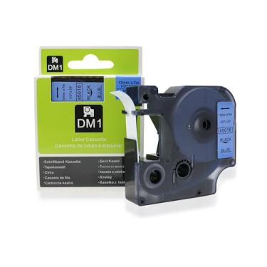 Imagem de Fita Refil Compatível D1 45016 Azul 12mm para Rotulador Dymo LM150 LM160P LM210D LM420P LM500TS Color Pop