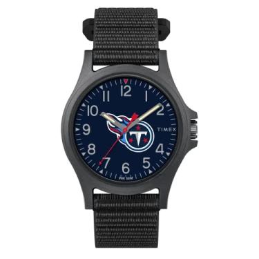 Imagem de Timex Tribute Relógio masculino NFL Pride 40 mm quartzo pulseira tecido, preto, 20 relógio casual (modelo: TWZFTITMYYZ)