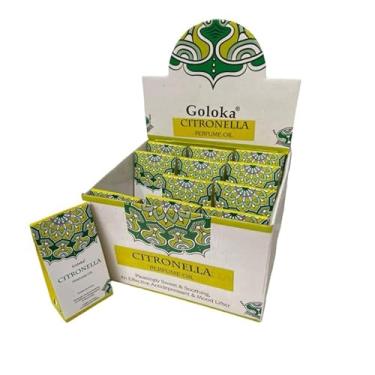 Imagem de META ATACADO, Óleo Perfumado Indiano Goloka Citronela 10 ml caixa com 12