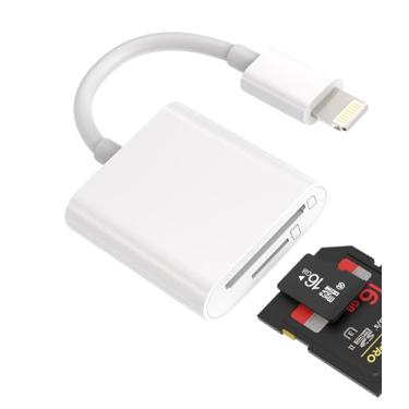 Imagem de Acessórios adaptador de leitor de cartão micro SD para iPhone Lightning Adaptador TF Flash Camera Memory Compact Photo Photography Viewer para Apple 12 11 13 Pro Max 8 7 6 Plus X XS XR SE Ipad Air
