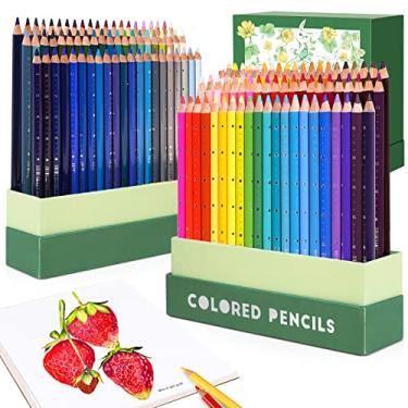 Imagem de Conjunto de 126 lápis de cor de núcleo macio para adultos Arrtx, desenho de cores, esboços, lápis de colorir, materiais de arte para artistas adultos iniciantes