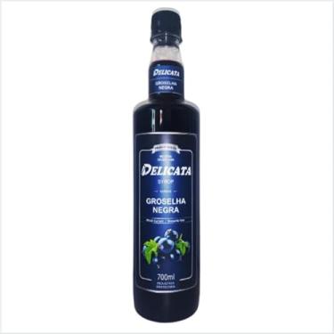 Imagem de 06 un. Xarope Delicata Groselha Negra 700ml para Drinks e Soda italiana