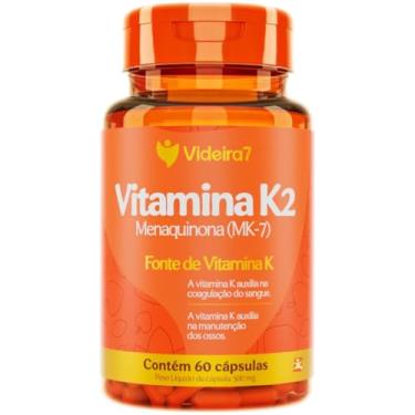 Imagem de VITAMINA K2 MENAQUINONA MK-7 1 CÁPSULA AO DIA 100% IDR 60 CÁPSULAS - VIDEIRA7