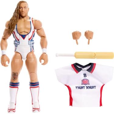 Imagem de Mattel WWE Elite Action Figure & Accessories, Series #110 Butch 6-inch Collectible with 25 Articulation Points & Swappable Hands