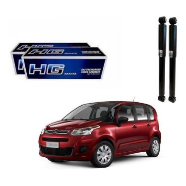 Imagem de Par Amortecedor Traseiro C3 Picasso 1.5 1.6 2011 A 2015 - Nakata