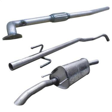 Imagem de Kit Descarga Tubos + Silencioso Corsa Classic 1.0 8v 10 A 14 - ScapJá