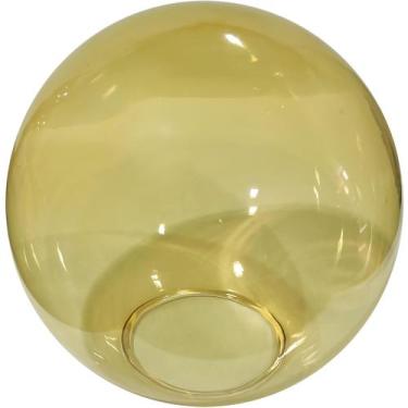 Imagem de Globo Bolinha Vidro De Primeira Âmbar Liso Sem Colar 05X12 - Cm Glass 