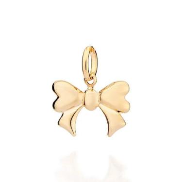 Imagem de Pingente banhado ouro 3x 24k 18k e 22k feminino rommanel laço 542792