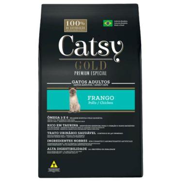 Imagem de Ração Catsy gold Premium Especial Gatos Adultos Sabor Frango 10,1 kg -