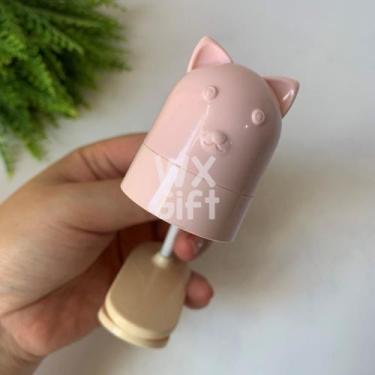 Imagem de Luminária de Mesa Led Luz Amarela - Interponte / WX Gift, Rosa