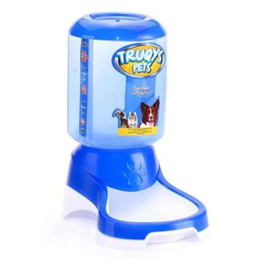 Imagem de Comedouro Automático Truqys Pets Azul com Galão