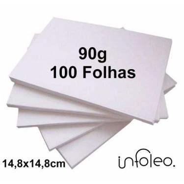 Imagem de Papel Offset 14,8x14,8cm 90g Miiiiiiiigles (Carol/Escolar) Branco Miol