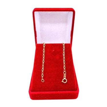 Imagem de Pulseira De Ouro Feminina 18k Bailarina Losango 18cm - DR Joias