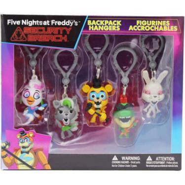 Imagem de Five Nights at Freddy's Kit 5 Chaveiros Serie 1 Five Night at Freddy -