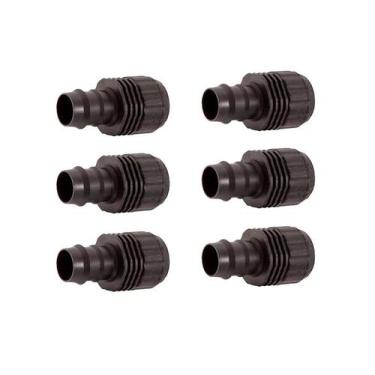 Imagem de Conector União Transição 1" Mangueiras Santeno Kit com 6, Macho, com a